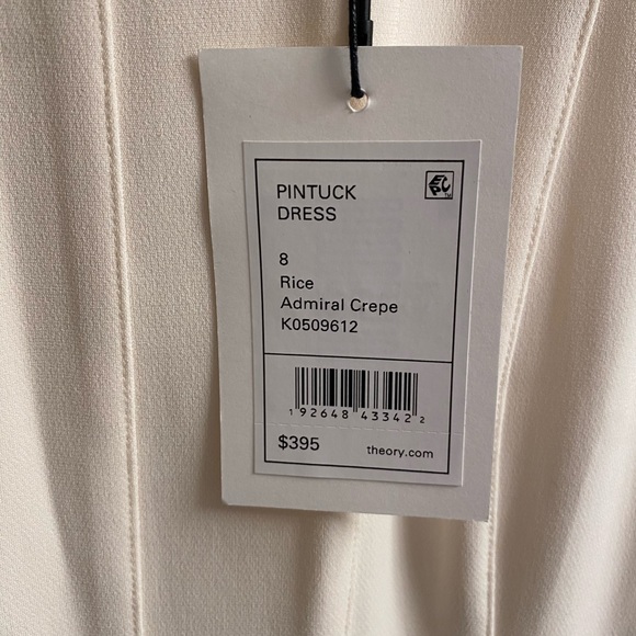 NWT Cream Theory Pintuck Dress - Picture 6 of 6